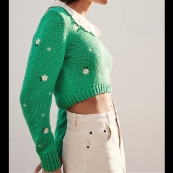 ZARA Bloggers Favorite Embroidered Knit Sweater - Picture 3 of 11